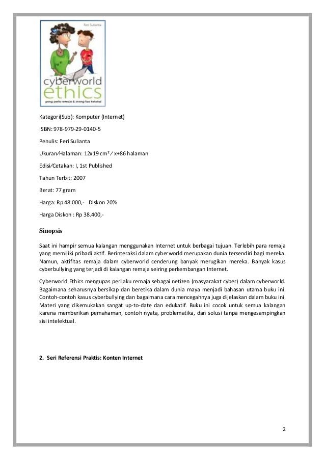 Katalog Buku Feri Sulianta 2018