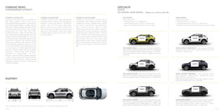 VYBRANÉ PRVKY 
STANDARDNÍ VÝBAVY 
CITROËN C4 CACTUS LIVE 
Audiosystém MP (rádio mono-tuner, AM/FM, x 
repro, dálkové ovládání na volantu) - Čelní, boční a 
hlavové airbagy (airbag spolujezdce s technologií "Air-bag 
In Roof") - Dotykový displej 7" s ovládáním hlavních 
funkcí vozidla - Elektricky ovládaná okna předních dveří 
- Elektricky ovládaná vnější zpětná zrcátka - Elektrický 
posilovač řízení - ESP + ASR + ABS + EBD + EBA - 
Konektor USB vpředu - Látkové čalounění Mica Grey 
šedá - Nepřímá kontrola poklesu tlaku vzduchu v pneu-matikách 
- Okrasné kryty kol CORNER 16“ - Pack Look - 
Live: kliky dveří a kryty a stojky vnějších zpětných zrcátek 
v černé barvě - Pack Stone Grey: Harmonie interiéru 
šedá Stone Grey - Palubní počítač - Pomoc při rozjezdu 
ve svahu (Hill Start Assist) (není k dispozici pro motor 
1.2 PureTech 82 MAN) - Programovatelný tempomat 
+ omezovač rychlosti - Přídavné stylové LED diodové 
světlomety - Sada pro bezdemontážní opravu defektu 
pneumatiky - Stěrače "Magic Wash" (ostřikovací 
mechanismus je součástí stěrače) - "Top Box" - 
důmyslná a prostorná odkládací přihrádka spolujezdce 
- Vnější ochranné prvky karoserie Airbump® Black v 
černé barvě - Výklopná zadní okna - Výškově nastavitelné 
sedadlo řidiče - Zásuvka 12V vpředu - Zásuvka typu Jack 
v přihrádce spolujezdce 
ROZMĚRY 
CITROËN C4 CACTUS FEEL 
CITROËN C CACTUS LIVE + Bluetooth® (vyžaduje 
kompatibilní telefon) - Kožený volant v dvoubarevném 
provedení s chromovaným dekorem - Manuální kli-matizace 
- Pack Look - Feel: kryty a stojky vnějších 
zpětných zrcátek v černé / lesklé černé barvě, kliky 
dveří v barvě karoserie - Podélné střešní nosiče v černé 
lesklé barvě - Přední sedadla v duchu Sofa se středo-vou 
loketní opěrkou (k dispozici jen pro verze s piloto-vanou 
převodovkou) 
CITROËN C4 CACTUS SHINE 
CITROËN C CACTUS FEEL + Hliníkové disky kol 
16“ SQUARE - Loketní opěrka mezi předními sedadly 
s odkládacím prostorem - Navigační systém v dotyko-vém 
displeji 7" - Pack Automatic: Automatická klima-tizace, 
samočinné rozsvícení světel za snížené 
viditelnosti, automatické stěrače s dešťovým senzorem, 
konektor USB v přihrádce spolujezdce, nastavitelné 
zpoždění zhasínání světlometů (funkce "Guide Me 
Home") - Pack City Camera: Zadní parkovací asistent, 
zpětná parkovací kamera, elektricky vyhřívaná vnější 
zpětná zrcátka - Pack Look - Shine: kryty a stojky 
vnějších zpětných zrcátek v černé / lesklé černé barvě, 
kliky dveří v barvě karoserie - Přední mlhové světlomety 
s funkcí přisvícení do zatáček - Zatmavená skla zadních 
oken 
SPECIÁLNÍ 
EDICE 
FEEL EDITION, SHINE EDITION…Vyberte si tu, která se Vám líbí. 
FEEL EDITION 
Úroveň výbavy FEEL + 
− Hliníkové disky kol 16“ SQUARE šedé, 
− Specický okrasný prvek „CACTUS“ u zadního okna, 
− Barva karoserie Žlutá Hello Yellow a Airbump® Black 
SHINE EDITION 
Úroveň výbavy SHINE + 
− Hliníkové disky kol 17” CROSS, 
− Specický okrasný prvek „CACTUS“ u zadního okna, 
− Metalická barva karoserie Fialová Deep Purple a Airbump® Black 
14F 8 14F80 
FEEL EDITION HELLO : Barva karoserie Žlutá Hello Yellow (N) a 
Airbump® Black - Specický bílý okrasný prvek „CACTUS“ u zadního okna 
Doporučená příplatková výbava: Hliníkové disky kol 17“ CROSS - 
Kryty vnějších zpětných zrcátek v bílé barvě - Podélné střešní nosiče 
v bílé barvě 
SHINE EDITION MOONLIGHT : Barva karoserie Bílá Perle 
Nacré (P) a Airbump® Chocolate - Specický hnědý okrasný prvek 
„CACTUS“ u zadního okna 
14F81 14F 9 
FEEL EDITION SILVER : Barva karoserie Šedá Aluminium (M) a 
Airbump®Grey - Specický šedý okrasný prvek „CACTUS“ u zadního okna 
Doporučená příplatková výbava:Hliníkové disky kol 16“ SQUARE černé 
SHINE EDITION MIDNIGHT : Barva karoserie Fialová 
Deep Purple (M) a Airbump® Black - Specický bílý okrasný 
prvek „CACTUS“ u zadního okna 
Doporučená příplatková výbava: Kryty vnějších zpětných zrcátek v 
bílé barvě - Podélné střešní nosiče v bílé barvě 
14F82 14F8 
FEEL EDITION TRENDY : Barva karoserie HnědáOlive Brown (N) a 
Airbump®Dune - Specický bílý okrasný prvek „CACTUS“ u zadního okna 
Doporučená příplatková výbava: Hliníkové disky kol 17“ CROSS - Kryty 
vnějších zpětných zrcátek v bílé barvě - Podélné střešní nosiče v bílé barvě 
SHINE EDITIONURBAN: Barva karoserie Šedá Shark (M) aAirbump® 
Grey - Specický červený okrasný prvek „CACTUS“ u zadního okna 
Doporučená příplatková výbava: Hliníkové disky kol 17“ CROSS 
černé - Kryty vnějších zpětných zrcátek v červené barvě 
Objemzavazadlového prostoru: 358 litrů (norma VDA) - * Výška se střešními nosiči - ** Šířka včetně vnějších zpětných zrcátek 
7 CZ 
6 CZ 
 