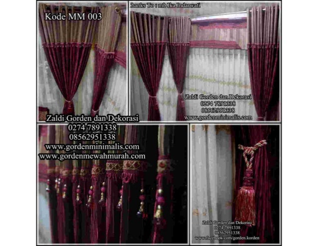 Katalog Foto Model Gorden Minimalis Terbaru Tahun 2013 2014 2015 2016