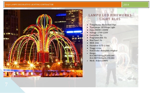 Daftar Harga  Lampu Hias Jalan Model SHINYOKU 2014