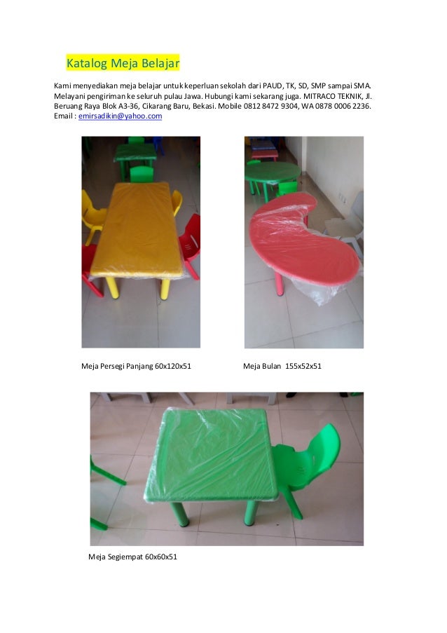 meja belajar sekolah  ngawen