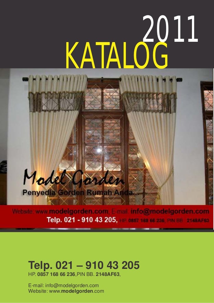 Katalog model gorden 2011 Katalog model gorden 2011