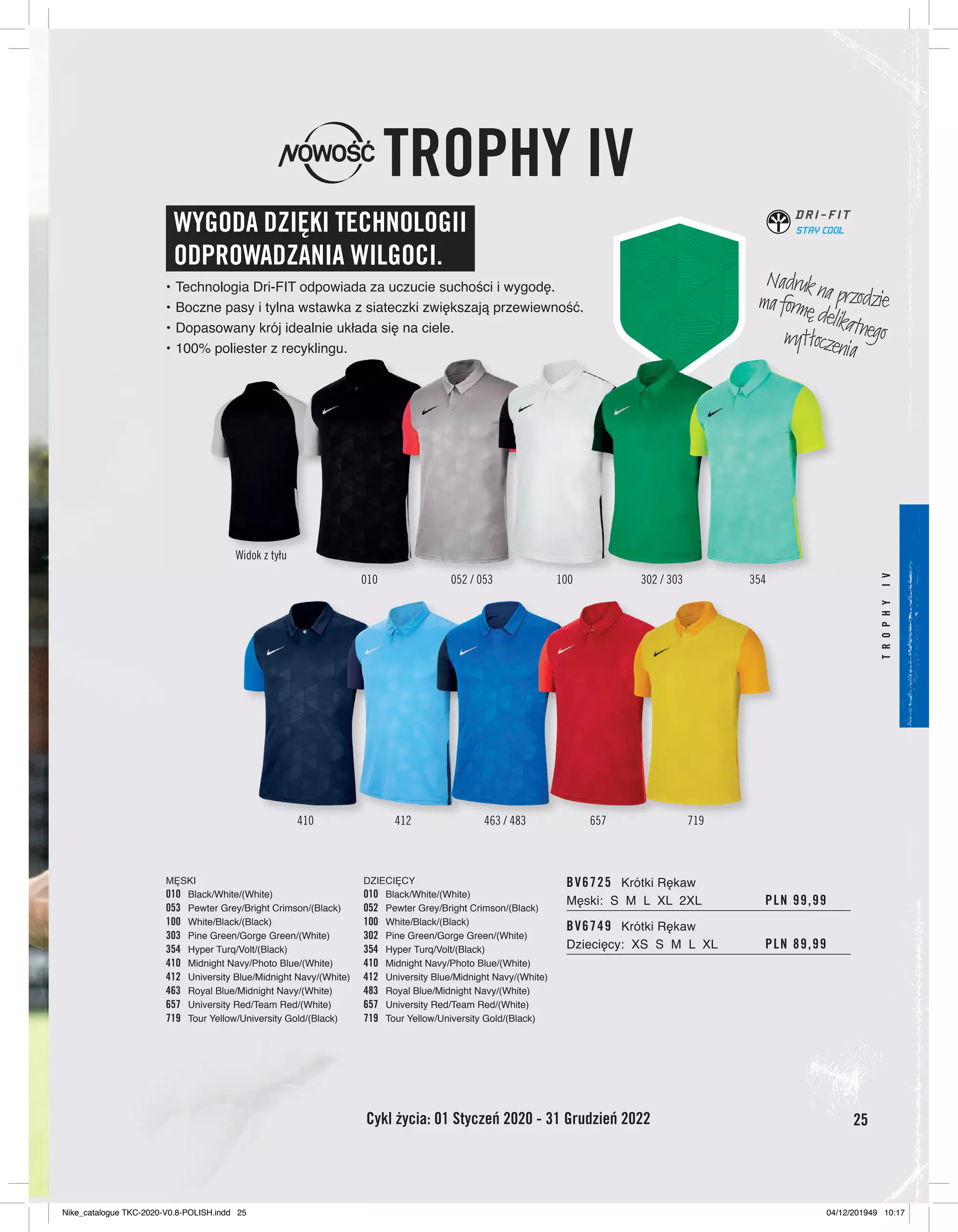 Katalog nike team 2020 PDF