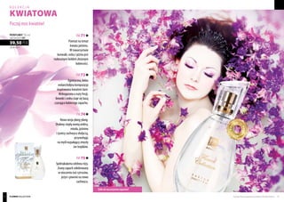 edy
c ja
l i m i t
o
w
ana
Poczuj moc kwiatów!
FM 71
Poemat na temat
kwiatu jaśminu.
W towarzystwie
konwalii, cedru i piżma jest
rozkosznymhołdemzłożonym
kobiecości.
FM 72
Egzotyczna, lekko
melancholijna kompozycja
inspirowana kwiatem tiare.
Wzbogacona o nuty frezji,
limonki i cedru staje się bazą
czarująco kobiecego zapachu.
FM 74
Nowa wizja ylang-ylang.
Otulony ciepłą wonią ambry,
miodu, jaśminu
i żywicy zachwyca słodyczą,
przywołując
na myśl rozpalający zmysły
żar tropików.
FM 75
Spektakularna odsłona róży.
Znany zapach celebrowany
w otoczeniu nut cytrusów,
jeżyn i piwonii na nowo
zachwyca.
790,00 PLN/1 l
39,50 PLN
PERFUMY 50 ml
zaperfumowanie 20%
kolekcja
KWIATOWA
flower collection
Tylkodowyczerpaniazapasów!
Produkty FM są oryginalnymi produktami FM GROUP World 5756
 