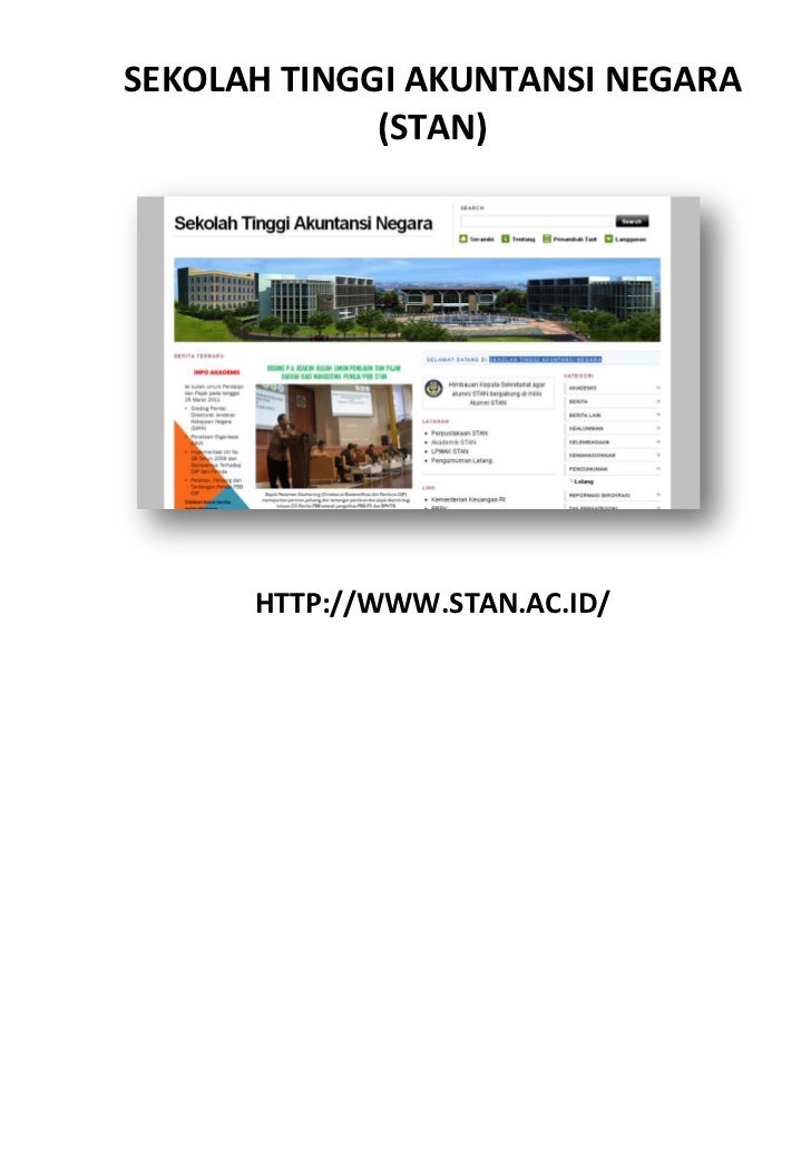 KATALOG PERGURUAN TINGGI KEDINASAN DI INDONESIA