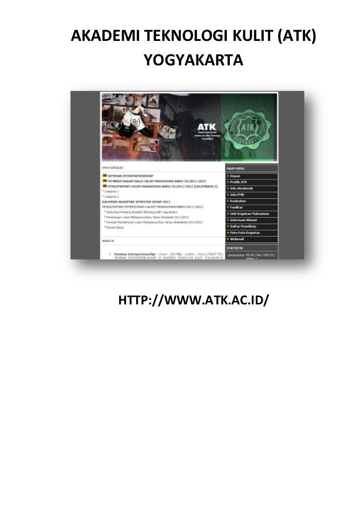 KATALOG PERGURUAN TINGGI KEDINASAN DI INDONESIA