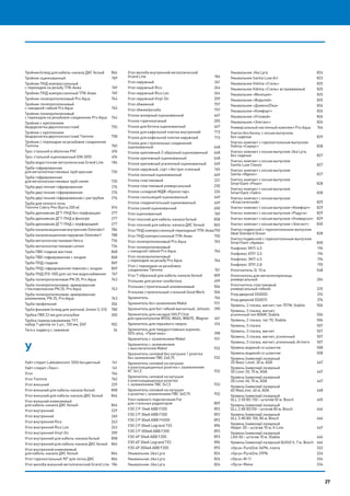 27
Тройник/отвод для кабель-канала ДКС белый	 864
Тройник оцинкованный	 769
Тройник ПНД компрессионный
с переходом на резьбу ТПК-Аква	 749
Тройник ПНД компрессионный ТПК-Аква	 749
Тройник полипропиленовый Pro Aqua	 744
Тройник полипропиленовый
с накидной гайкой Pro Aqua	 745
Тройник полипропиленовый
с переходом на резьбовое соединение Pro Aqua	 744
Тройник с креплением
(водорозетка двухплоскостная)	 755
Тройник с креплением
(водорозетка двухплоскостная) Tiemme	 758
Тройник с переходом на резьбовое соединение
Tiemme	760
Трос стальной в оболочке PVC 	 676
Трос стальной оцинкованный DIN 3055 	 676
Труба водосточная металлическая Grand Line	 184
Труба гофрированная
для металлопластиковых труб красная	 735
Труба гофрированная
для металлопластиковых труб синяя	 735
Труба двустенная гофрированная	 276
Труба двустенная гофрированная	 276
Труба двустенная гофрированная с раструбом	 276
Труба для теплого пола
Tiemme Cobra-Pex (бухта 200 м)	 816
Труба дренажная ДГТ-ПНД без перфорации	 277
Труба дренажная ДГТ-ПНД в фильтре	 277
Труба дренажная ДГТ-ПНД с перфорацией	 277
Труба канализационная внутренняя Ostendorf	 784
Труба канализационная наружная Ostendorf	 788
Труба металлопластиковая Henco	 736
Труба металлопластиковая Lemen	 736
Труба ПВХ гладкая жесткая	 868
Труба ПВХ гофрированная с зондом	 868
Труба ПНД гладкая	 869
Труба ПНД гофрированная тяжелая с зондом	 869
Труба ПНД (ПЭ-100) для систем водоснабжения	 747
Труба полипропиленовая PN 20, Pro Aqua	 743
Труба полипропиленовая, армированная
стекловолокном PN 25, Pro Aqua	 743
Труба полипропиленовая, армированная
алюминием, PN 25, Pro Aqua	 743
Труба профильная	 304
Труба фановая (отвод для унитаза) Jimten S-310	 780
Трубка ПВХ 22 мм для опалубки 	 300
Трубка термоусаживаемая ТУТ,
набор 7 цветов по 3 шт., 100 мм, EKF 	 902
Тяга к подвесу с зажимом 	 34
У
Уайт-спирит Lakkabensiini 1050 бесцветный	 141
Уайт-спирит «Текс»	 141
Угол 	 766
Угол Tiemme	 762
Угол внешний	 229
Угол внешний для кабель-канала белый	 858
Угол внешний для кабель-канала ДКС белый	 864
Угол внешний изменяемый
для кабель-канала ДКС белый	 864
Угол внутренний	 229
Угол внутренний	 260
Угол внутренний Rico	 263
Угол внутренний Rico Leo	 263
Угол внутренний Vinyl-On	 209
Угол внутренний для кабель-канала белый	 858
Угол внутренний для кабель-канала ДКС белый	 864
Угол внутренний изменяемый
для кабель-канала ДКС белый	 864
Угол горизонтальный 90° для лотка ДКС	 866
Угол желоба внешний металлический Grand Line	 184
Угол желоба внутренний металлический
Grand Line	 184
Угол наружный	 261
Угол наружный Rico	 264
Угол наружный Rico Leo	 264
Угол наружный Vinyl-On	 209
Угол обжимной	 757
Угол обжим/резьба	 757
Уголок анкерный оцинкованный 	 647
Уголок горячекатаный	 305
Уголок для бетона оцинкованный	 647
Уголок для кафельной плитки внутренний	 713
Уголок для кафельной плитки наружный	 713
Уголок для стропильных соединений
оцинкованный 	 648
Уголок крепежный Z-образный оцинкованный 	 648
Уголок крепежный оцинкованный	 648
Уголок крепежный усиленный оцинкованный 	 649
Уголок наружный, сорт «Экстра» клееный 	 165
Уголок оконный оцинкованный 	 649
Уголок пластиковый	 231
Уголок пластиковый универсальный	 230
Уголок складной МДФ «Кроностар»	 226
Уголок скользящий оцинкованный 	 649
Уголок соединительный оцинкованный 	 649
Уголок узкий оцинкованный 	 650
Угол оцинкованный	 769
Угол плоский для кабель-канала белый	 858
Угол плоский для кабель-канала ДКС белый	 865
Угол ПНД компрессионный переходный ТПК-Аква	750
Угол ПНД компрессионный ТПК-Аква	 750
Угол полипропиленовый Pro Aqua	 745
Угол полипропиленовый
с накидной гайкой Pro Aqua	 746
Угол полипропиленовый
с переходом на резьбу Pro Aqua	 746
Угол с переходом на резьбовое
соединение Tiemme	 761
Угол Т-образный для кабель-канала белый	 859
Угольник для резки газобетона	 499
Угольник строительный алюминиевый	 506
Угольник строительный стальной Good Work 	 506
Удлинитель 	 766
Удлинитель без заземления Makel	 931
Удлинитель для бит гибкий магнитный, Jettools 	 390
Удлинитель для насадок HVLP Click
для краскопультов W550, W665, W867E, Wagner	 461
Удлинитель для перьевого сверла	 416
Удлинитель для твердосплавных коронок,
SDS-рlus, «Практика»	 398
Удлинитель с заземлением Makel	 931
Удлинитель с заземлением
с выключателем Makel	 932
Удлинитель силовой без катушки 1 розетка
без заземления ПВС 2х0,75	 932
Удлинитель силовой на катушке
4 влагозащищенных розетки с заземлением
КГ 3х1,5	 932
Удлинитель силовой на катушке
4 влагозащищенных розетки
с заземлением ПВС 3х1,5	 933
Удлинитель силовой на катушке
4 розетки с заземлением ПВС 3х0,75	 932
Узел нижнего подключения Far
для стальных радиаторов	 809
УЗО 2 P 10мA ABB F200	 892
УЗО 2 P 30мA ABB F200 	 892
УЗО 2 P 30мA ABB FH200 	 892
УЗО 2 P 30мA Legrand TX3 	 896
УЗО 2 P 300мA ABB F200	 892
УЗО 4P 30мA ABB F200 	 893
УЗО 4P 30мA Legrand TX3 	 896
УЗО 4P 300мA ABB F200 	 893
Умывальник Jika Lyra	 824
Умывальник Jika Lyra	 824
Умывальник Jika Lyra	 824
Умывальник Jika Lyra	 824
Умывальник Sanita Luxe Art	 823
Умывальник Vidima «Стиль»	 825
Умывальник Vidima «Стиль» встраиваемый	 825
Умывальник «Венеция»	 825
Умывальник «Водолей»	 825
Умывальник «Домино/Ока»	 826
Умывальник «Комфорт»	 826
Умывальник «Угловой»	 826
Умывальник «Элеганс»	 826
Универсальный настенный комплект Pro Aqua	 746
Унитаз без бачка, с косым выпуском,
без сиденья	 829
Унитаз-компакт с горизонтальным выпуском
Vidima «Сириус»	 828
Унитаз-компакт с косым выпуском Jika Lyra,
без сиденья	 827
Унитаз-компакт с косым выпуском
Sanita Luxe Classic	 827
Унитаз-компакт с косым выпуском
Sanita «Идеал»	 827
Унитаз-компакт с косым выпуском
SmartSant «Реал»	 828
Унитаз-компакт с косым выпуском
SmartSant «Тайп»	 828
Унитаз-компакт с косым выпуском
«Классический»	829
Унитаз-компакт с косым выпуском «Комфорт»	 829
Унитаз-компакт с косым выпуском «Радуга»	 829
Унитаз-компакт с косым выпуском «Универсал»	 829
Унитаз-компакт с косым выпуском «Элегант»	 830
Унитаз подвесной с горизонтальным выпуском
Ideal Standard Ocean	 828
Унитаз подвесной с горизонтальным выпуском
SmartSant «Арива»	 828
Унифлекс ХКП-4,5	 194
Унифлекс ХПП-3,5	 194
Унифлекс ЭКП-4.5	 194
Унифлекс ЭПП-2,8	 195
Уплотнитель-D, 10 м	 548
Уплотнитель для металлочерепицы
универсальный	204
Уплотнитель пластиковый
универсальный гибкий	 225
Упор дверной DS0002	 374
Упор дверной DS0015	 374
Уровень, 2 глазка, магнит, тип 70ТМ, Stabila 	 506
Уровень, 2 глазка, магнит,
усиленный тип 80АМ, Stabila 	 506
Уровень, 2 глазка, тип 70, Stabila 	 506
Уровень, 3 глазка 	 507
Уровень, 3 глазка, магнит 	 507
Уровень, 3 глазка, магнит, усиленный 	 507
Уровень, 3 глазка, магнит, усиленный, Armero 	 507
Уровень водяной со шлангом 	 508
Уровень водяной со шлангом 	 508
Уровень (нивелир) лазерный
2D Basic Level, 30 м, ADA 	 467
Уровень (нивелир) лазерный
3D Liner 2V, 70 м, ADA 	 467
Уровень (нивелир) лазерный
3D Liner 4V, 70 м, ADA 	 467
Уровень (нивелир) лазерный
6D MaxLiner, 40 м, ADA 	 468
Уровень (нивелир) лазерный
GLL 2-50 BS 150 – штатив 50 м, Bosch 	 465
Уровень (нивелир) лазерный
GLL 2-80 BS150 – штатив 80 м, Bosch 	 466
Уровень (нивелир) лазерный
GLL 3-80 BS 150, 80 м, Bosch 	 466
Уровень (нивелир) лазерный
Helper 2D – штатив 70 м, X-Line 	 467
Уровень (нивелир) лазерный
LAX-50 – штатив 10 м, Stabila 	 466
Уровень (нивелир) лазерный QUIGO II, 7 м, Bosch 	 466
«Урса» PureOne 34PN, плита	 333
«Урса» PureOne 37PN	 334
«Урса» М-11	 334
«Урса» Мини	 334
27
 