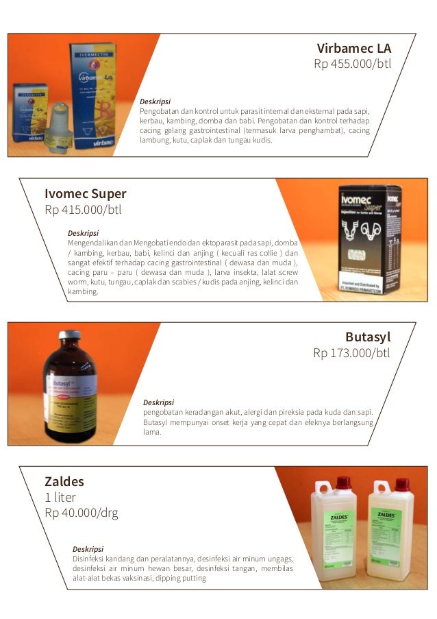 Katalog Produk Waroeng Domba Obat Ternak Peralatan Ternak
