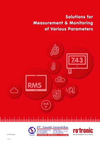 2020-V1
mA
V
Solutions for
Measurement & Monitoring
of Various Parameters
 
