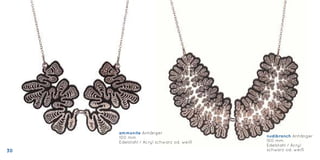 ammonite Anhänger
100 mm
Edelstahl / Acryl schwarz od. weiß
nudibranch Anhänger
100 mm
Edelstahl / Acryl
schwarz od. weiß30
 