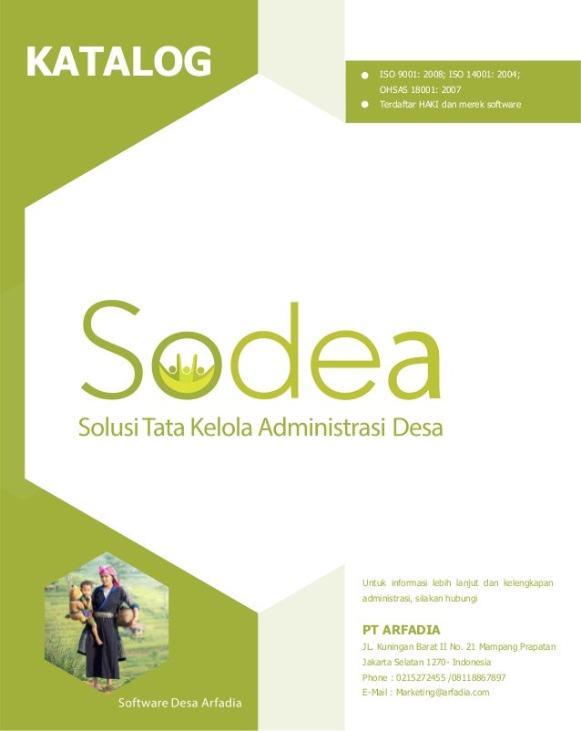 Jual Aplikasi SPJ Dana Desa SODEA Arfadia Jual Aplikasi SPJ Dana Desa SODEA Arfadia