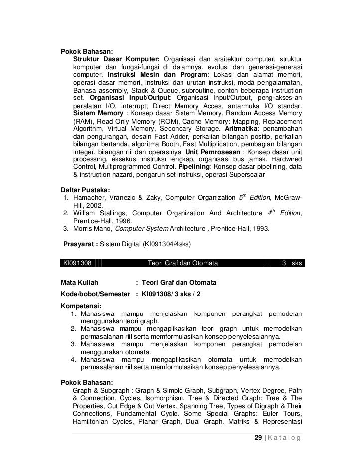 Katalog teknik informatika