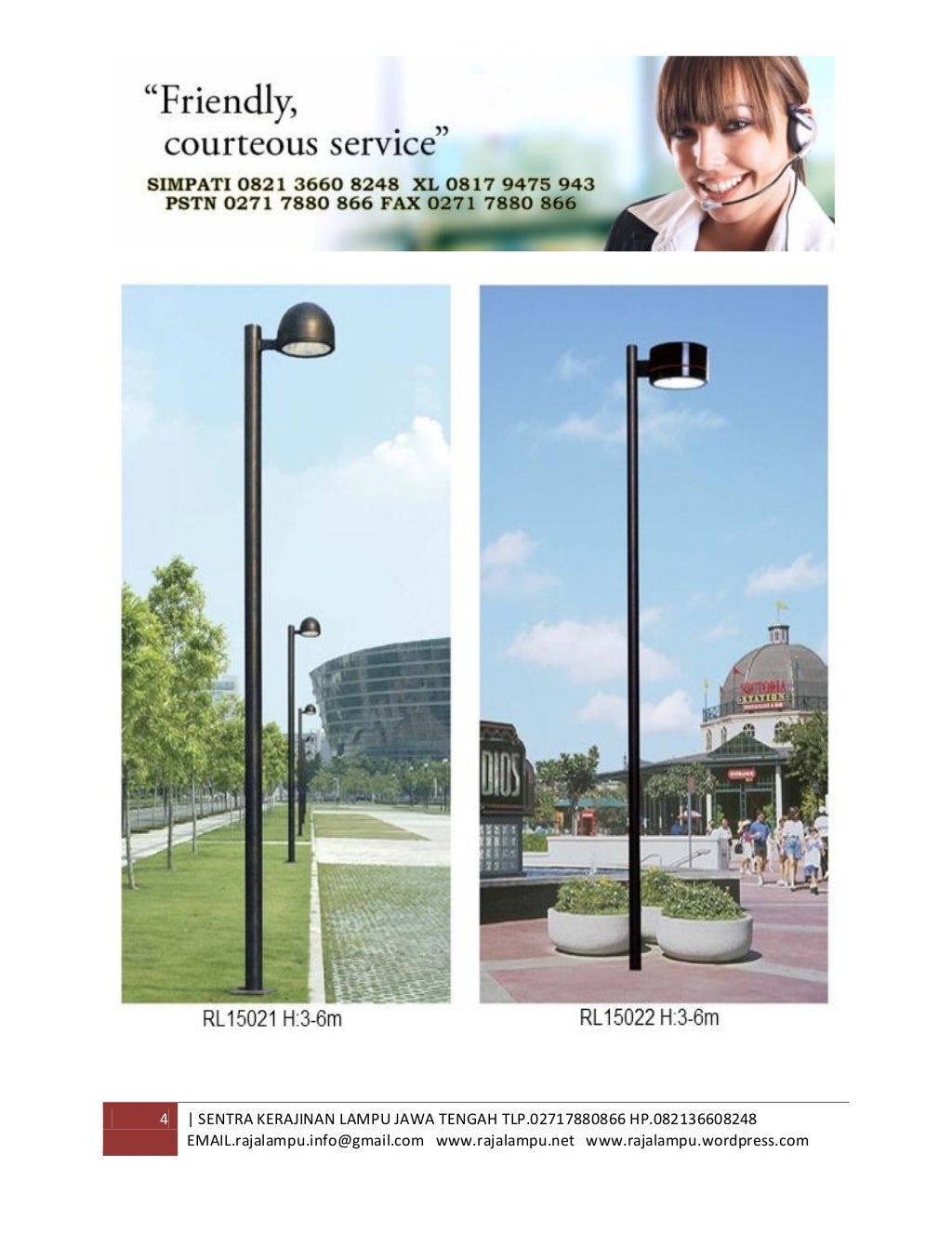 Tiang Lampu SPBU,Lampu Taman dan Lampu Area Parkir 2015