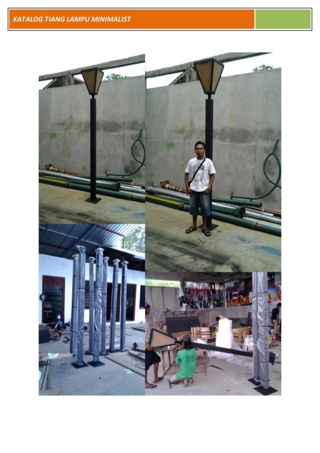  Daftar Harga Tiang Lampu Taman Minimalis Model CP
