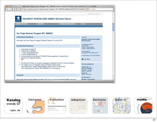 Katalog     faktoren
              ktor
              ktoren      evolution
                          evolution            adaption   formate   post-it   media
trends 07
                        DU ST RIE         IN
  oyen.de              ES EL LS CHA F T   G




                                                                                      27
 