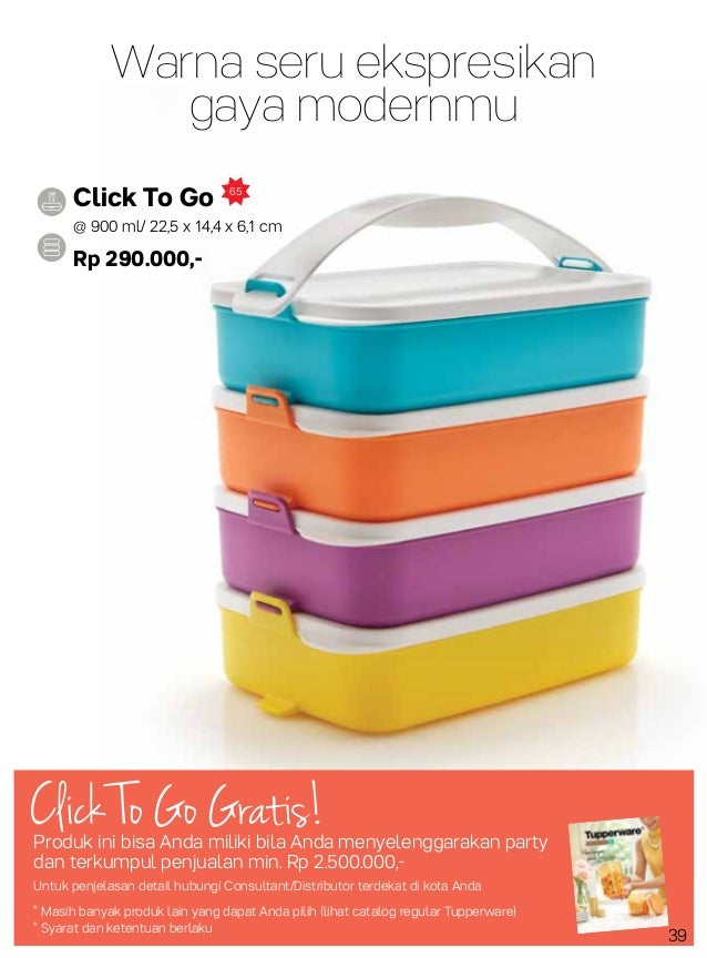 087837805779, tupperware 2017 tempat makan, Katalog 