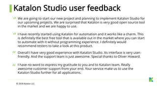 Katalon Studio - Best automation solution for software testing team | PDF