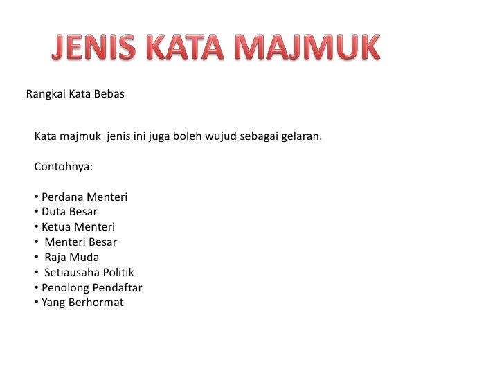 Kata Majmuk