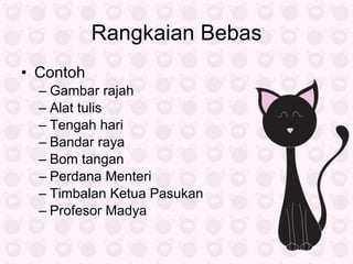 Rangkaian Bebas Contoh Gambar rajah Alat tulis Tengah hari Bandar raya Bom tangan Perdana Menteri Timbalan Ketua Pasukan Profesor Madya 