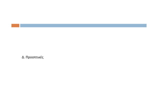 Δ. Προοπτικές
 