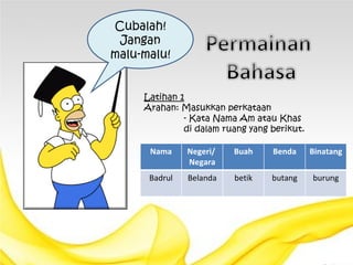 Kata nama Am dan Khas