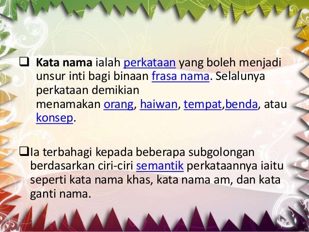 Kata Nama Am Tak Hidup Bukan Institusi Abstrak Tahun 5 | Ain Zulkarnaind