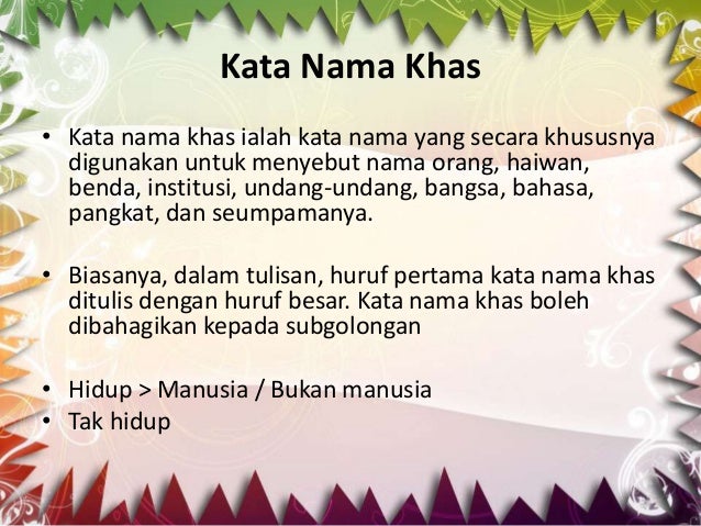 Kata Nama Am Tak Hidup Bukan Institusi Abstrak Tahun 5 | Ain Zulkarnaind