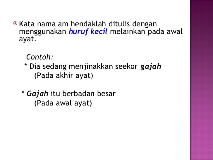 Kata nama am , kata nama khas