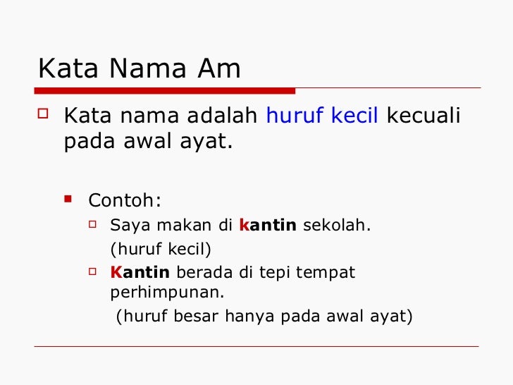 Kata Nama Am Dan Kata Nama Khas