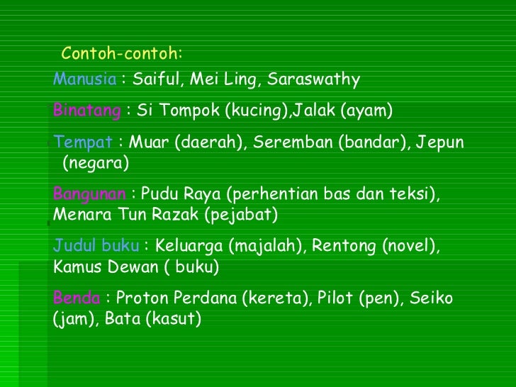 Kata nama khas