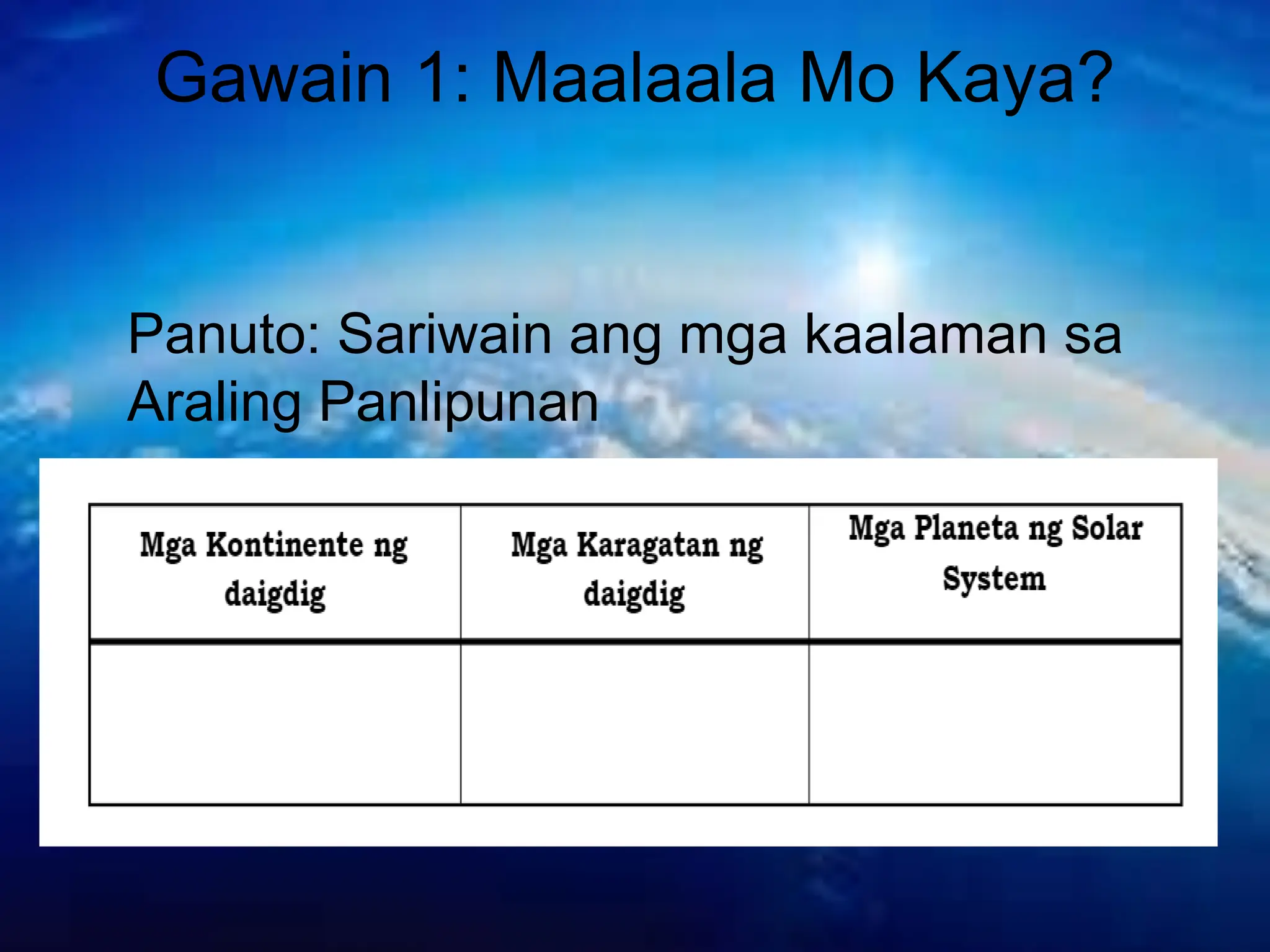 Katangiang Pisikal ng Daigdig A.P 8.pptx