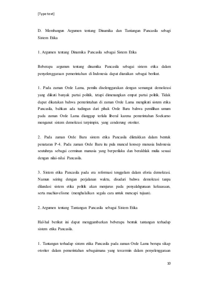 Makalah Pancasila