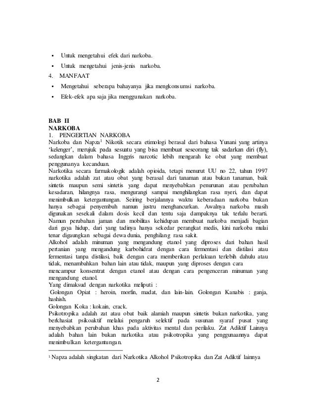 Makalah Pencegahan Narkoba
