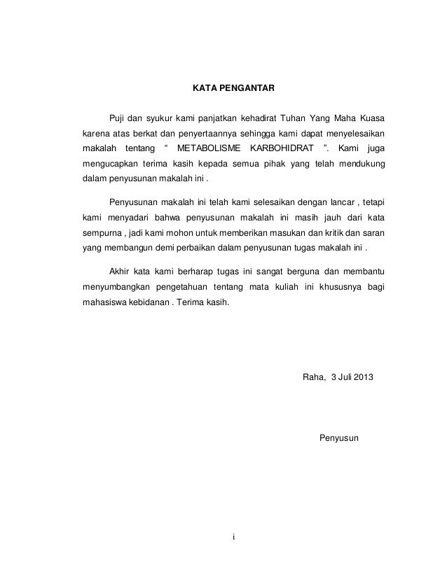 Makalah Pendahuluan Biokimia Contoh Makalah