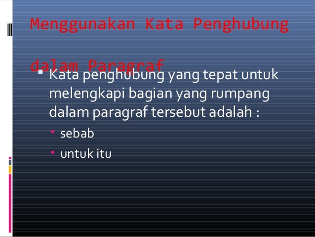 Kata penghubung