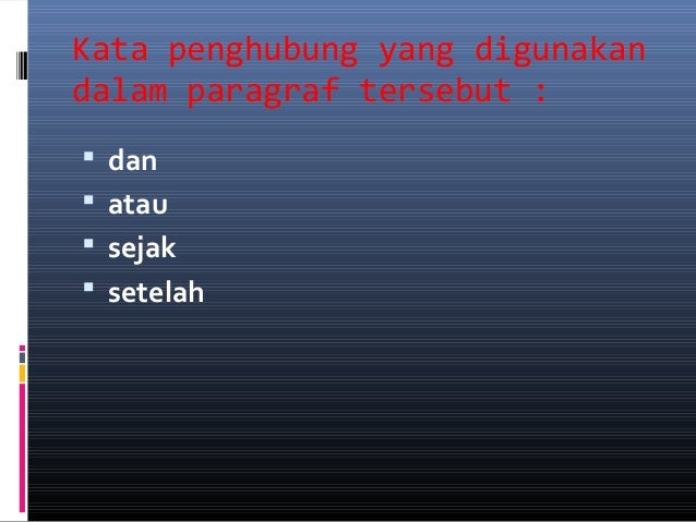 Kata penghubung