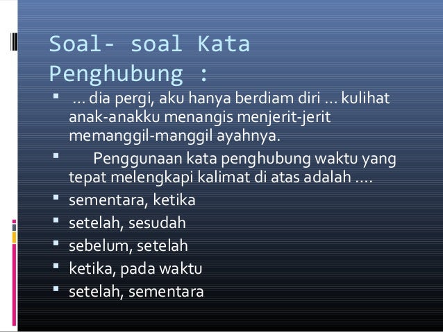 Kata penghubung