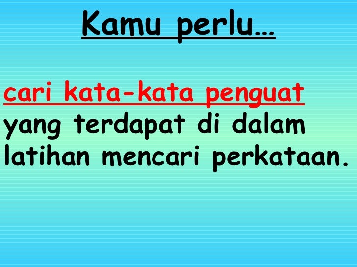  Kata Penguat 