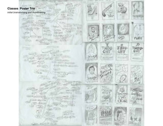 Classes Poster Trio
initial brainstorming and thumbnailing

 