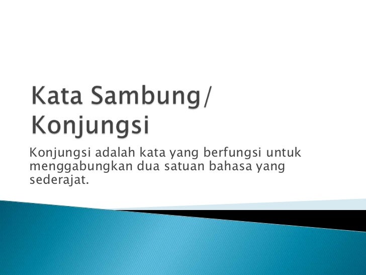Kata sambung.iv