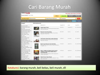 Katakunci: barang murah, beli bekas, beli murah, dll
 