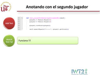Anotando con el segundo jugador




Funciona !!!
 