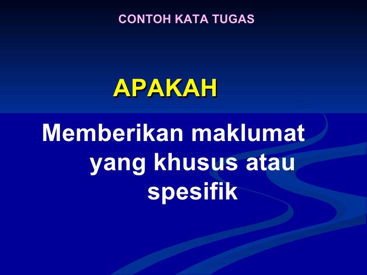 Kata tugas