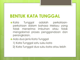 Kata tunggal