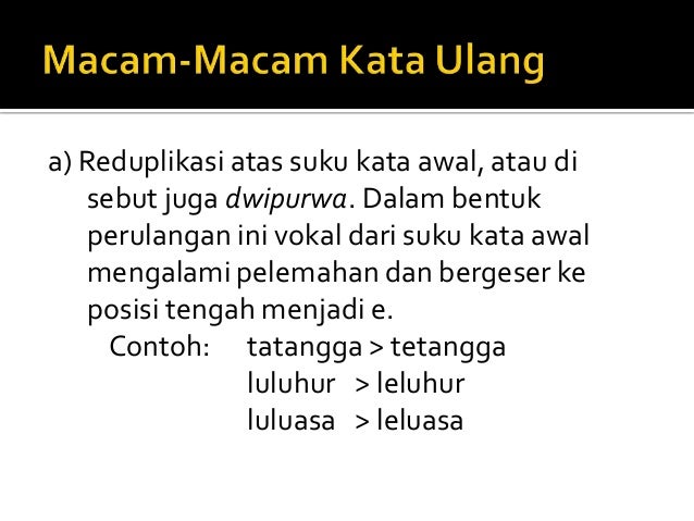 Kata turunan kata ulang dan gabungan kata