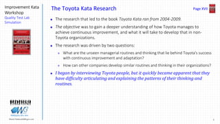 Improvement Kata Workshop | PPTX