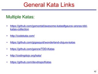 Kata Your Way to SW Craftsmanship | PDF