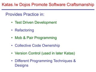 Kata Your Way to SW Craftsmanship | PDF