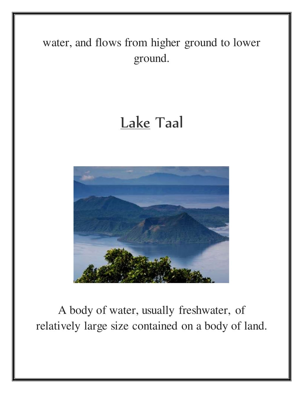 Landforms and Body of water in philippines