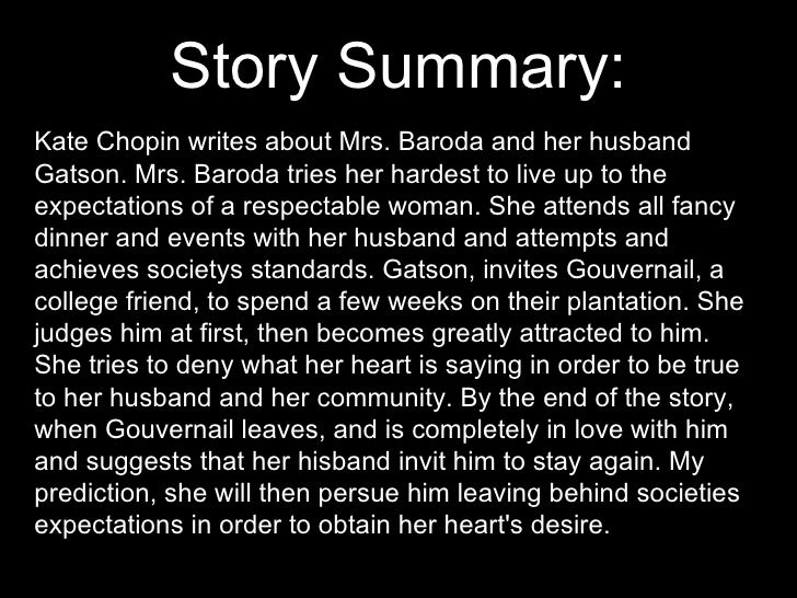 kate chopin a respectable woman kate chopin a respectable woman